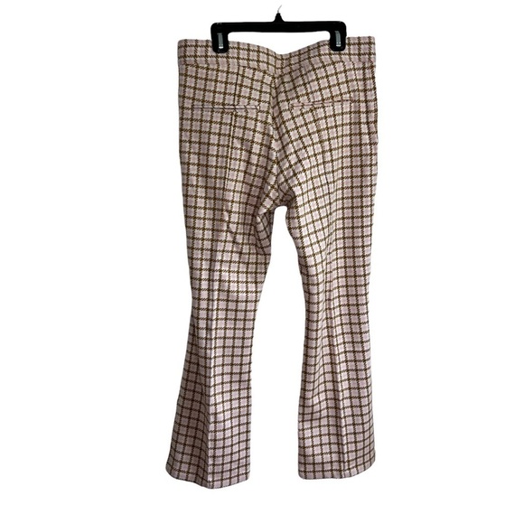 Marni NWT Natural Houndstooth Jacquard Kick-flare Pants Quiet Luxury Mocha Cream - Picture 4 of 15